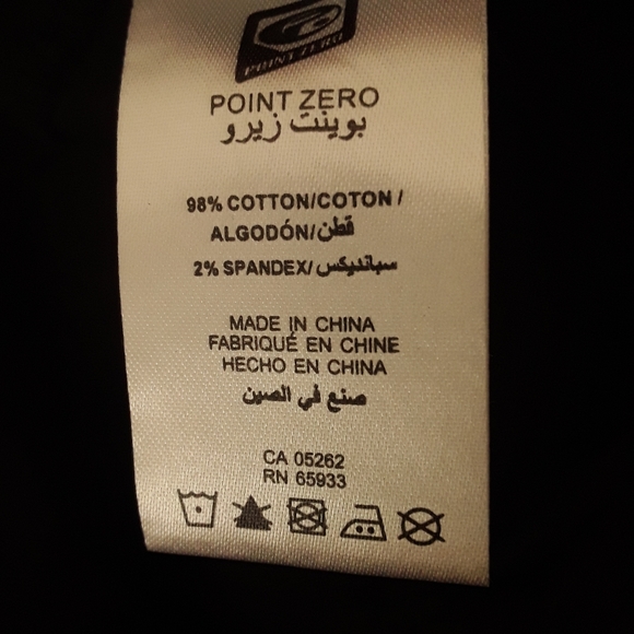 Point Zero Black 5 Pocket Stretch Pants Size 50/34 - Picture 9 of 10